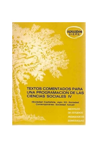 Textos comentados para una programación de las ciencias sociales IV